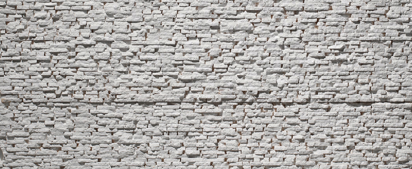 deluxe stone textured panel white