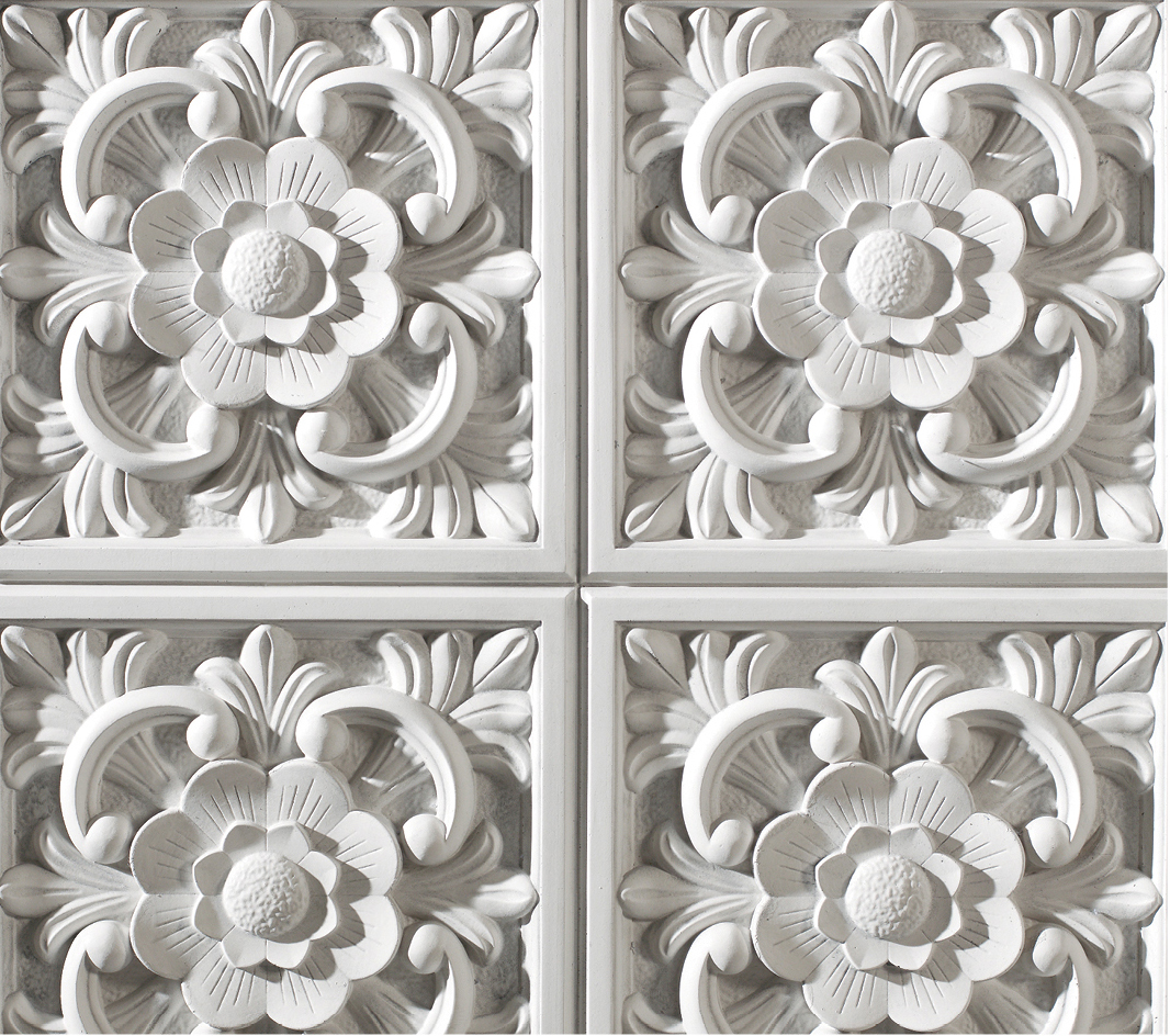 PP_6a -Windsor windsor white vintage engraved square panel