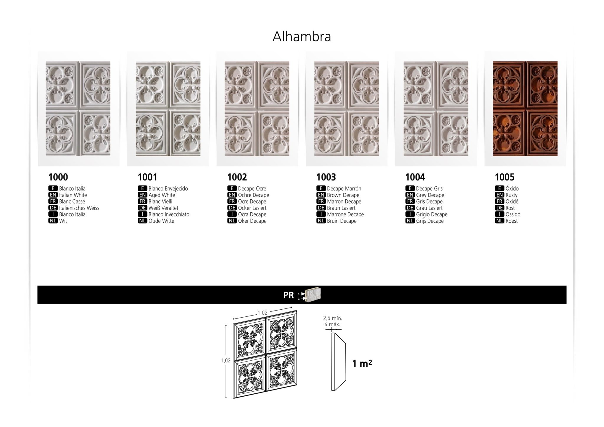 Panel Piedra Alhambra Color - Vibe