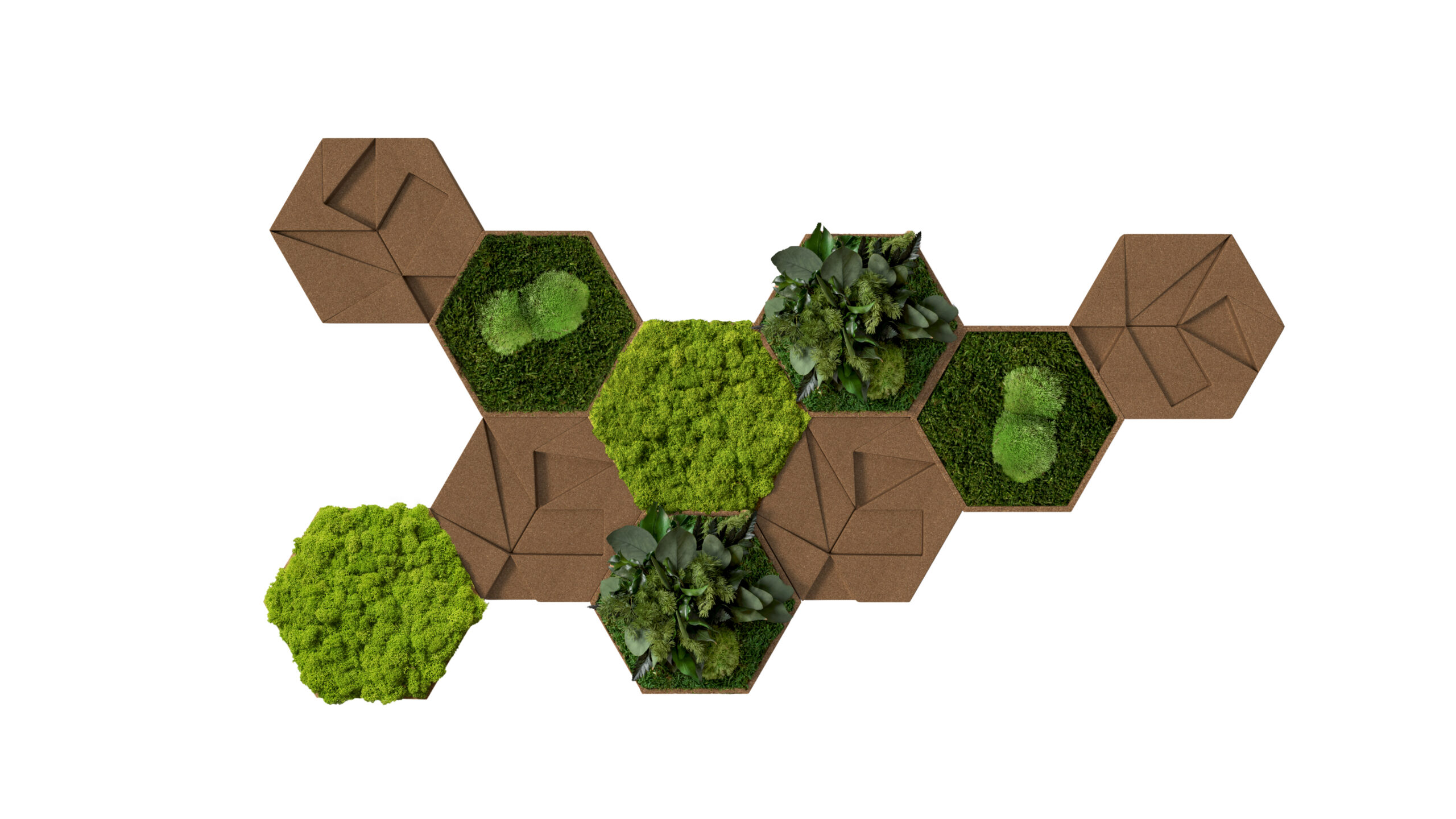 styleGREEN_Bauhaus_Kork_Hexagon_Set_10er_Mittel_sG-Ko-He-Mix-10er_Produktbild styleGREEN_Bauhaus_Kork_Hexagon_Set_10er_Mittel_sG-Ko-He-Mix-10er_Produktbild