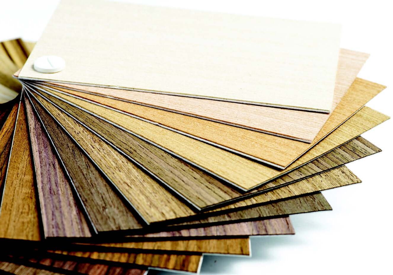 wooden tile samples